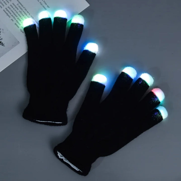 Sector 909 LED Rave Gloves