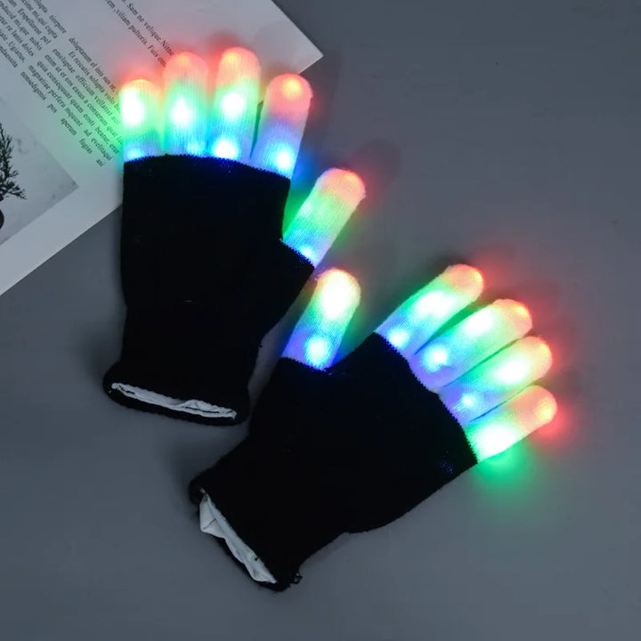 Sector 909 LED Rave Gloves